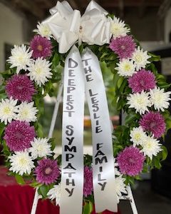 Standard Purple Wreath